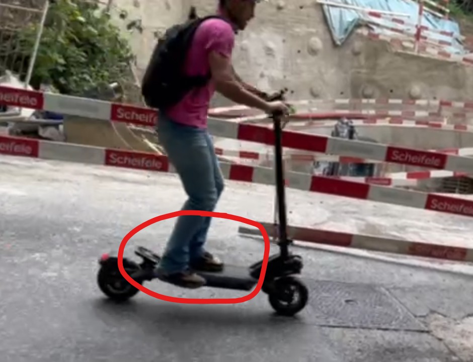 Scheifele Baustelle Escooter