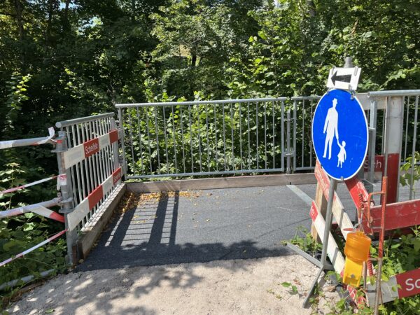 Veloweg Brücke Scheifele